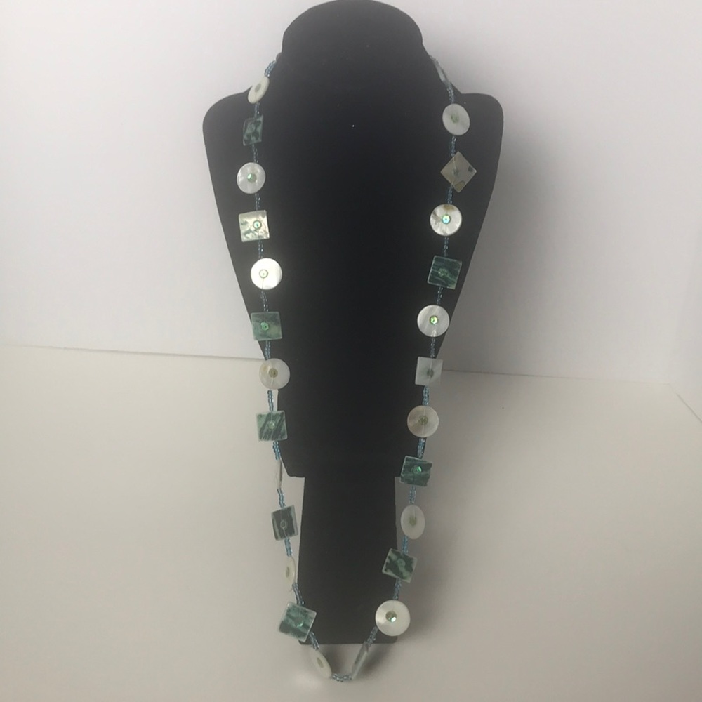 Long beaded necklace